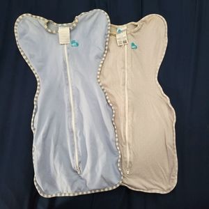 TWO Small Love to Dream Swaddles